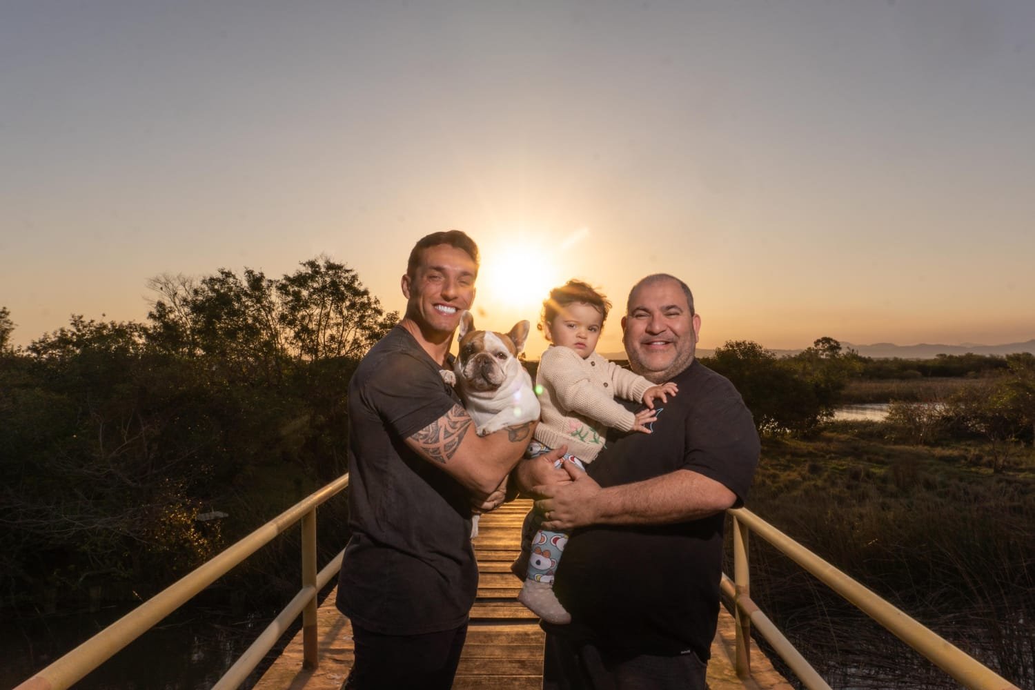Foto de 2 Pais da Antonella - Jarbas e Mikael